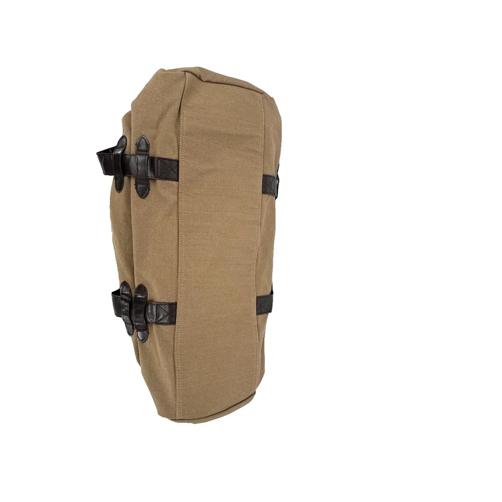 Canvas Tan Cotton Twill Duffle‎ Bag Fish Fishing Outdoor Camping Hunting Travel